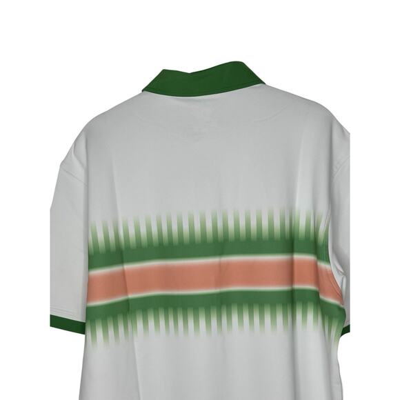 NWOT Bogey Boys Mens Gradient Stripe Polo Small Golf Athletic Macklemore - Picture 11 of 14